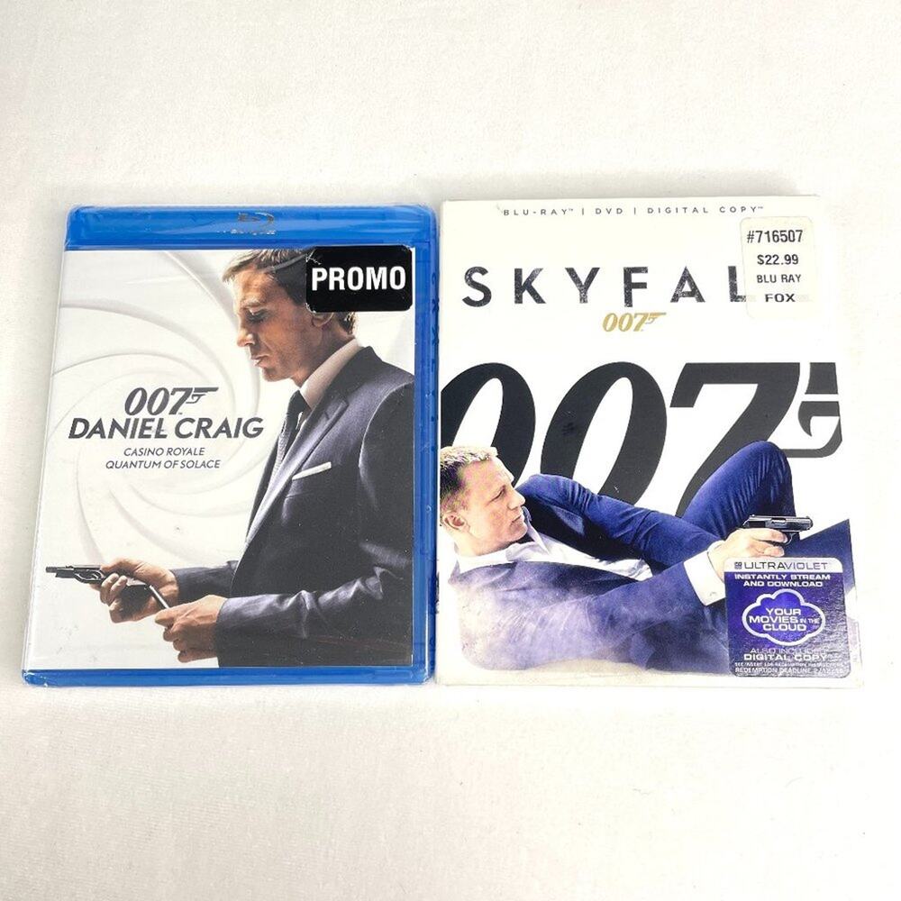 Daniel Craig James Bond Blu Ray Bundle